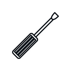 screwdriver tool isolated icon vector illustration design