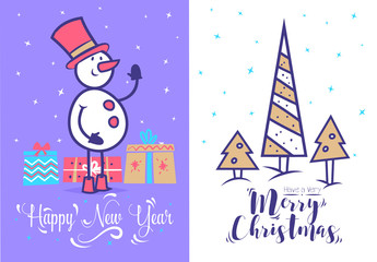 Fototapeta na wymiar Christmas greeting card background poster. Vector illustration.
