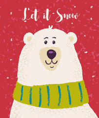 Christmas greeting card background poster. Vector illustration.