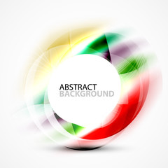 Vector abstract blurred swirl