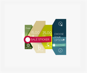 Paper infographic template