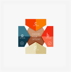 Paper infographic template