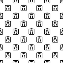 Floor scales pattern. Simple illustration of floor scales vector pattern for web