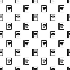 Business book pattern. Simple illustration of business book vector pattern for web