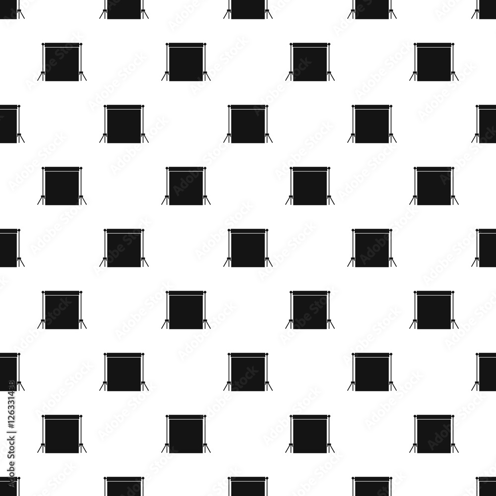 Poster studio backdrop pattern. simple illustration of studio backdrop vector pattern for web