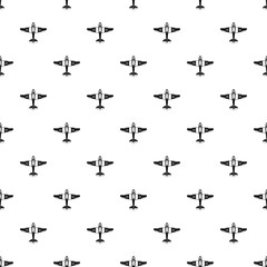 Armed fighter jet pattern. Simple illustration of armed fighter jet vector pattern for web