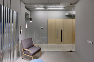 Office in loft style