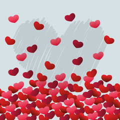 Heart love icon vector illustration graphic design