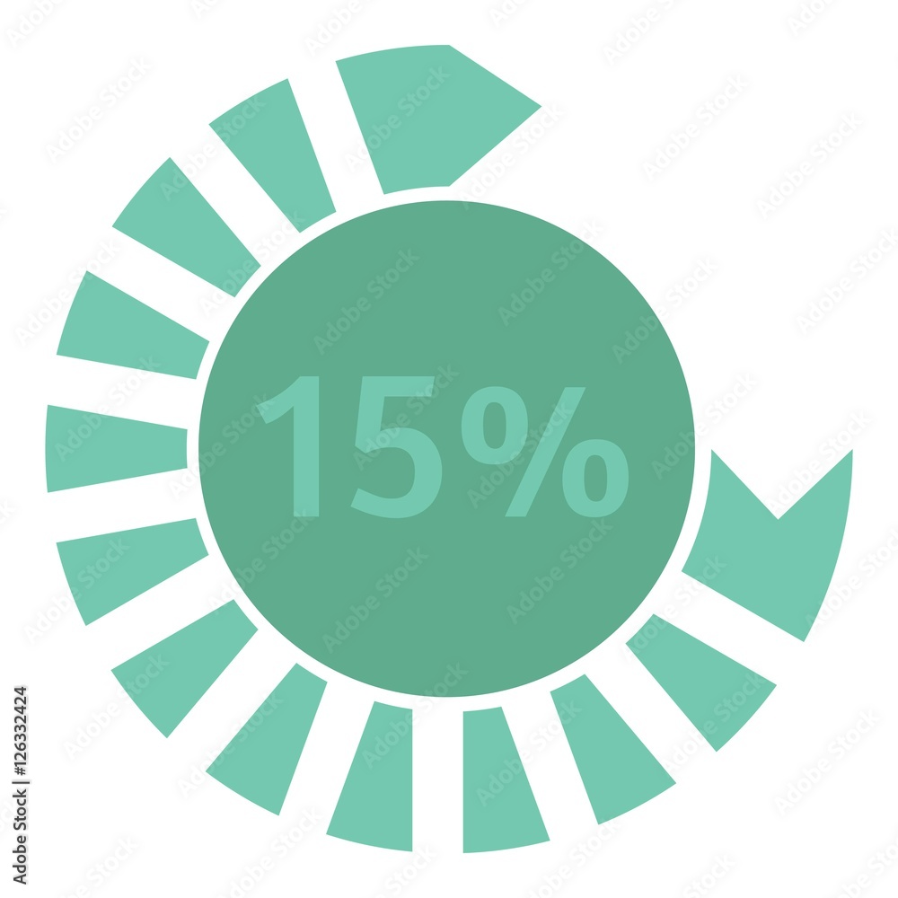 Poster web preloader icon. flat illustration of web preloader vector icon for web design