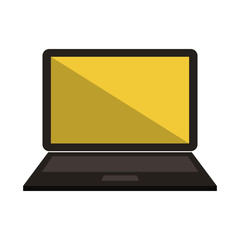 laptop computer isolated icon vector illustration design