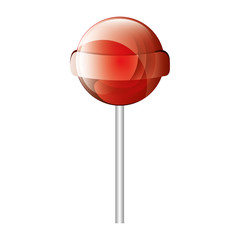 lollipop candy sweet isolated icon vector illustration design