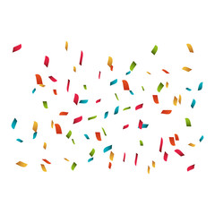 confetti paper splash icon vector illustration design