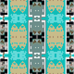 seamless tileable pixel texture pattern