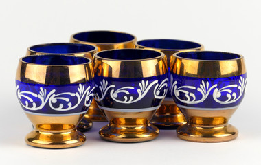 Decorative glasses isolated