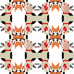 seamless tileable pixel texture pattern