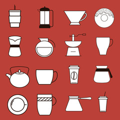 Coffee delicious drink icon vector illustration graphic design