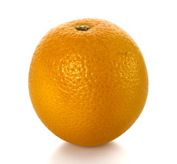 fresh orange fruit  isolated on white background with clipping Path
