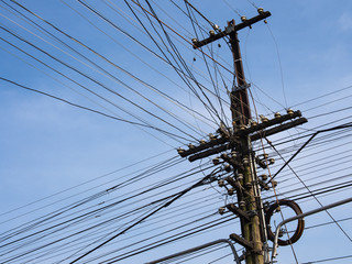 Wires on The Railway