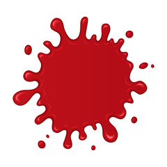 Vector blood splash or drop.