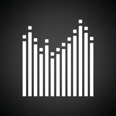Graphic equalizer icon