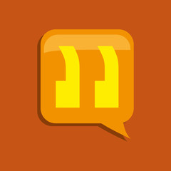 Chat bubble social media icon vector illustration graphic design