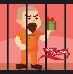 convict got a christmas present