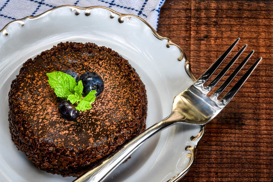 Individual Size Chocolate Cake