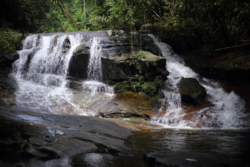 Khao Cha Mao Waterfall in Rayong Thailand