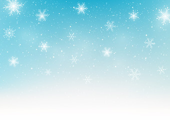 Fototapeta na wymiar Snowflakes background for Your design 