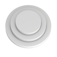 Round stage blank podium