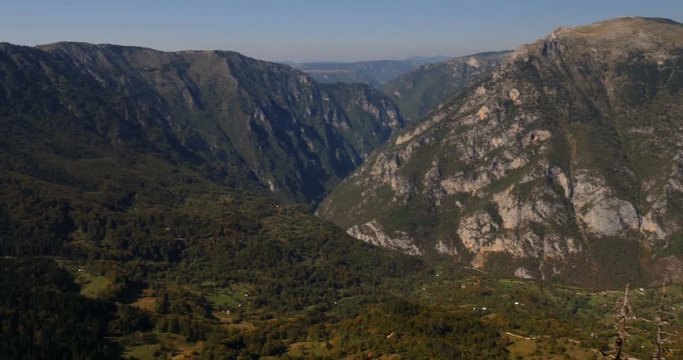 View On Curevac Canyon, Montenegro