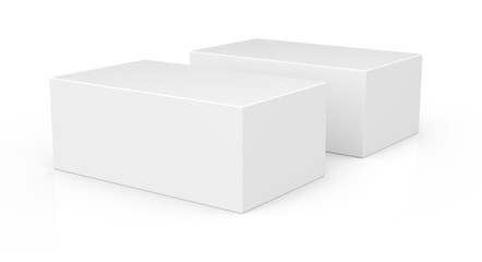 two blank template boxes