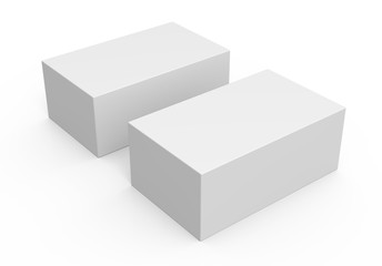 two blank template boxes