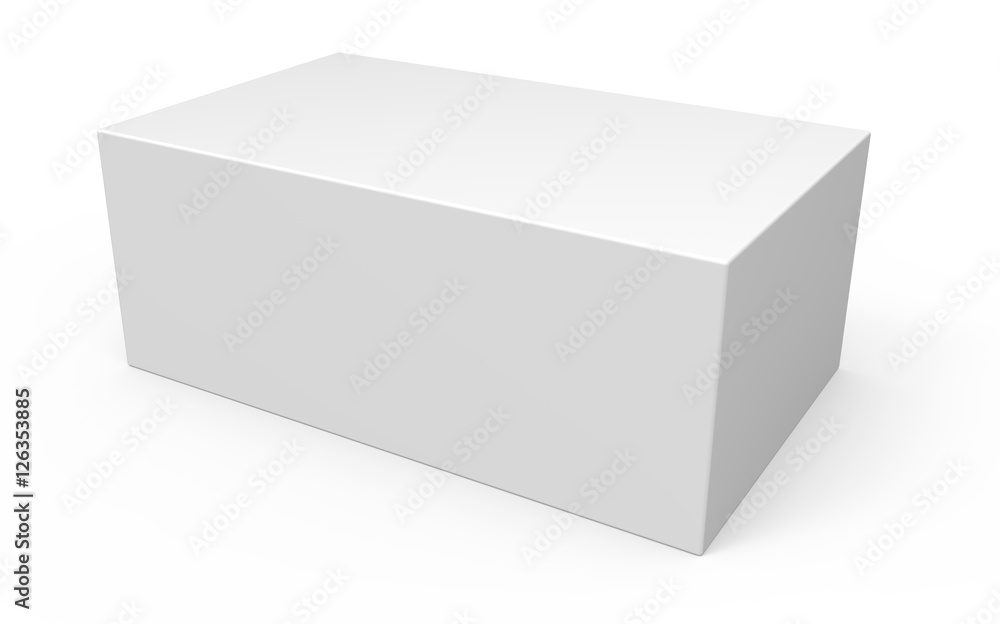 Wall mural blank template box model