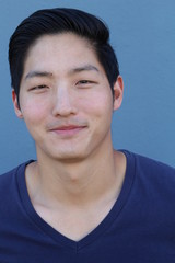 Obraz premium Portrait of an handsome asian man