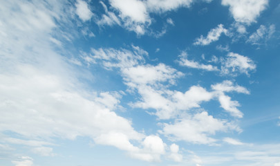 Sky and clouds tropical panorama