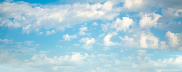 Summer sky and clouds atmosphere