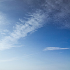 Sky and clouds morning panorama