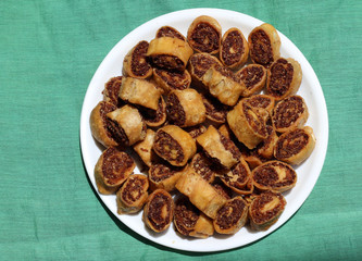 Bhakarwadi: traditional Maharashtra dish made on the occasion of a festival