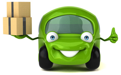 Fun car - 3D Illustration