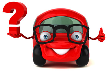 Fun car - 3D Illustration