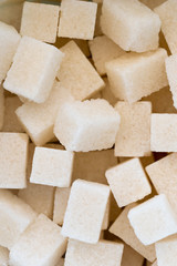 Cubes of sugar, background