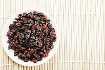 Barberries spice on mat