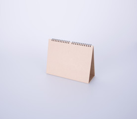calendar or empty desk calendar on the background.