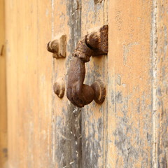 door handle/ old doorhandle on a private gate