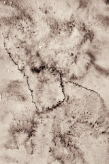 Abstract watercolor on paper texture as background. In Sepia ton
