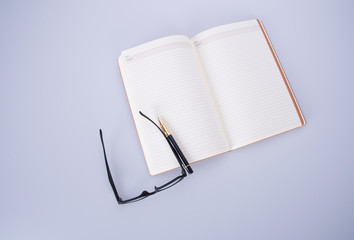 calendar or empty desk calendar on the background.