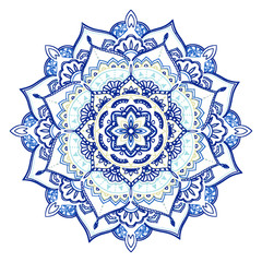 Mandala, ornamental round pattern. Tribal, ethnic, bohemian motif