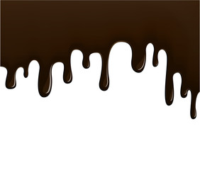 black chocolate flowing background