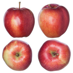 An Apple. Ripe fruit. Vitamins. Set. Vegetarian food.